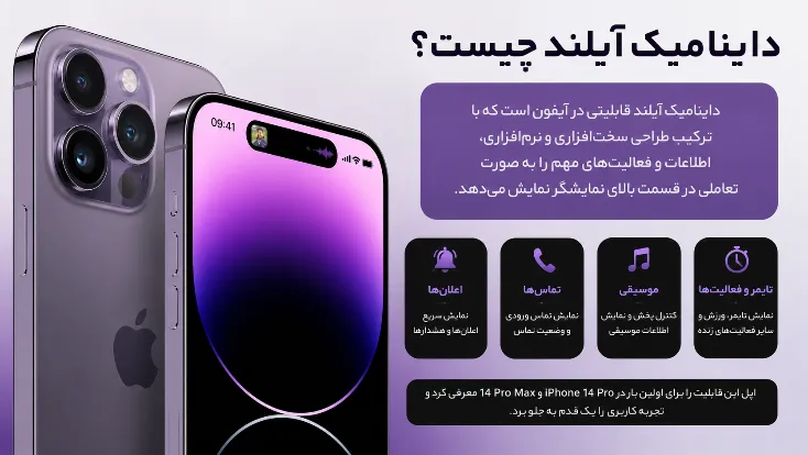 بررسی داینامیک آیلند در گوشیهای طرح آیفون